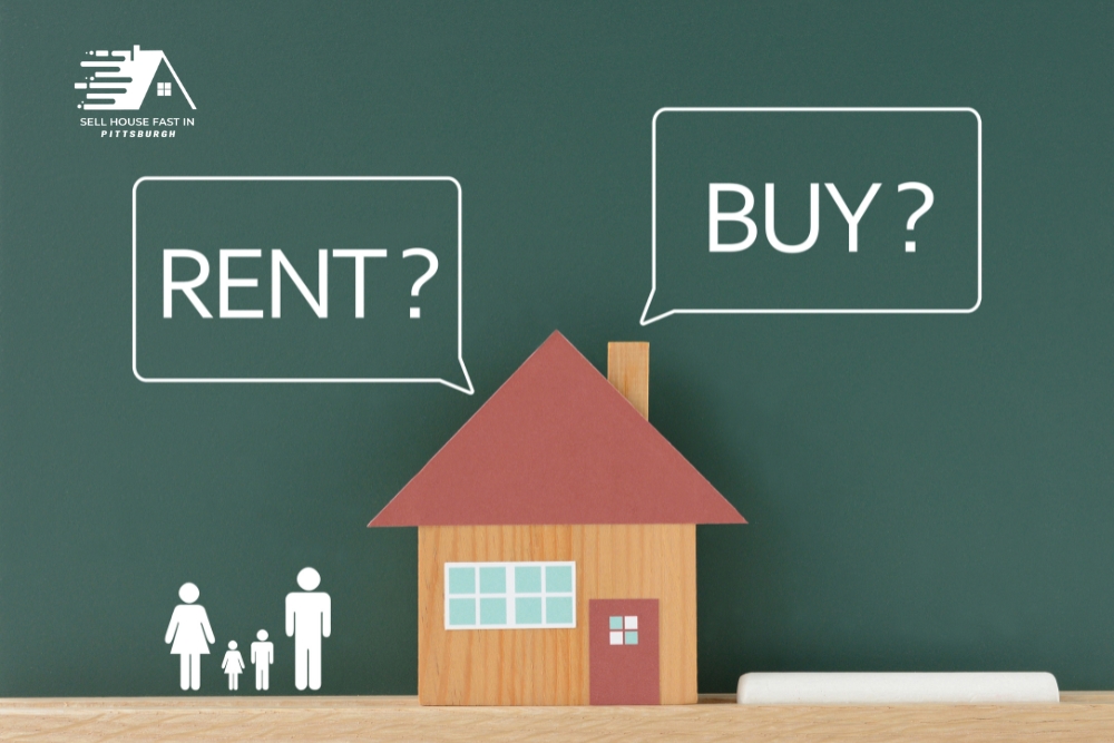 Professional cash home buyers evaluating a property in Pittsburgh, whether it's better to rent it out or go for a fast sale